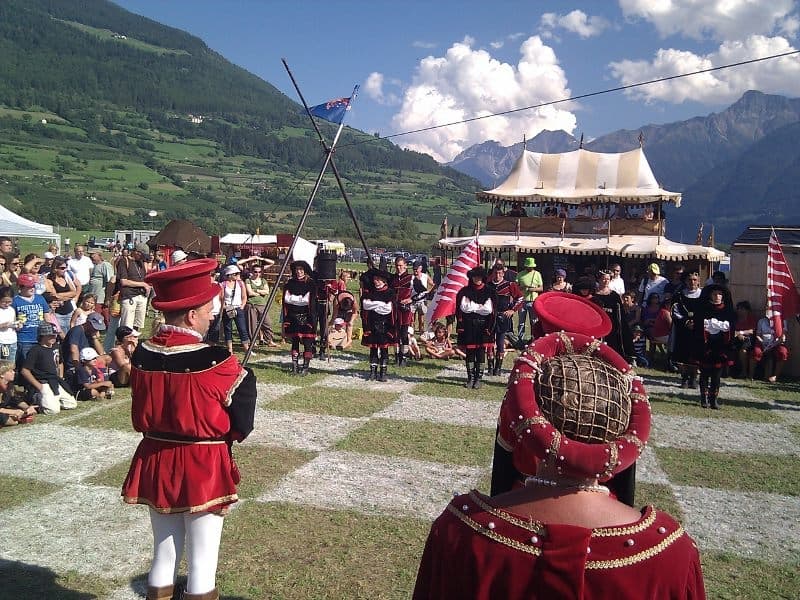 I giochi medievali dell'Alto Adige a Sluderno