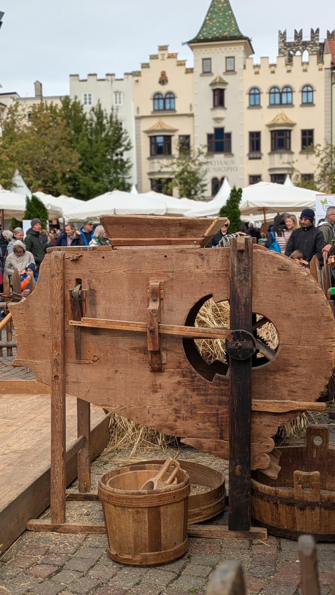 The strudel and bread festival in Bressanone