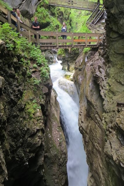 The Stanghe canyon in Ratschings